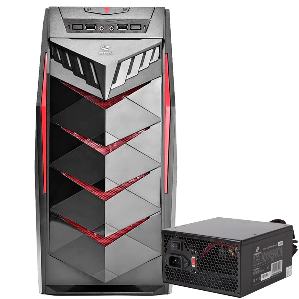 Computador Gamer Intel Core i5, HD SSD 480GB, Memória RAM 16GB, Placa Vídeo 1GB, Fonte Real 500W