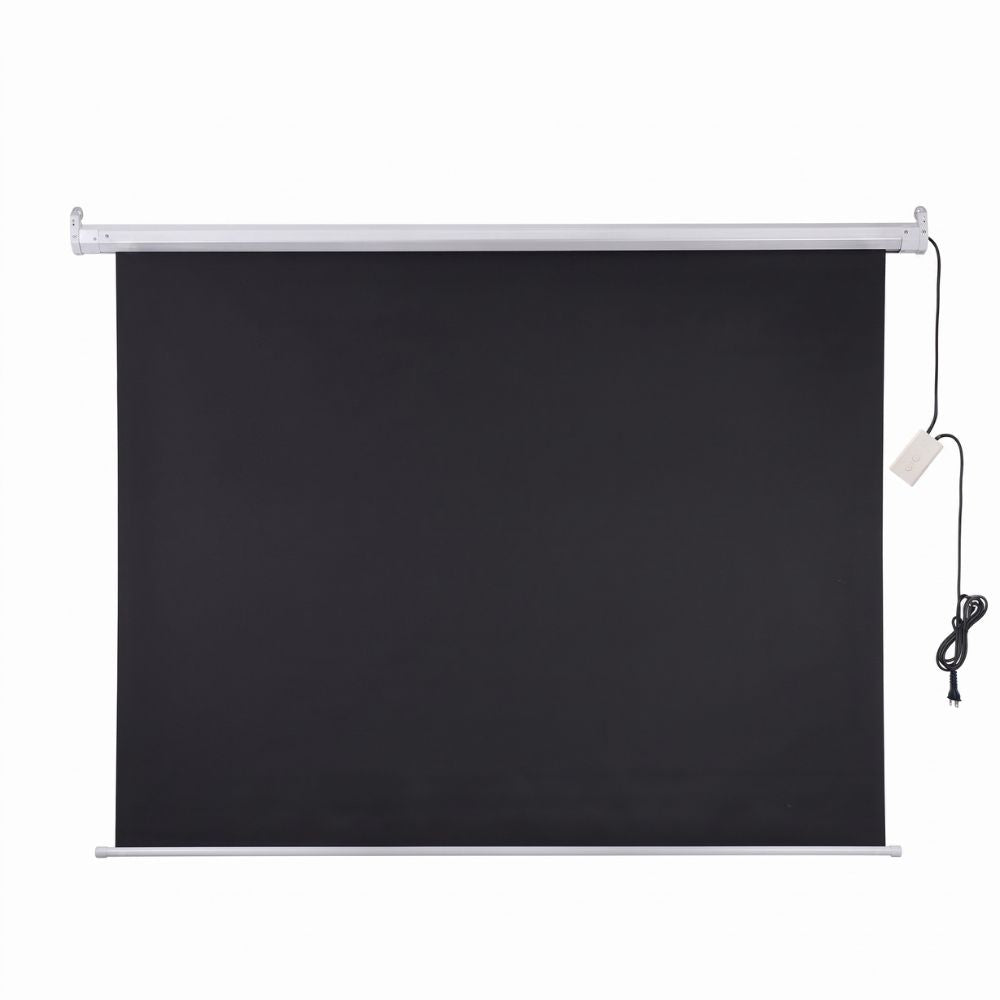 Tela de Projeção Retrátil Elétrica Multilaser 203 X 152cm 220V - AC355