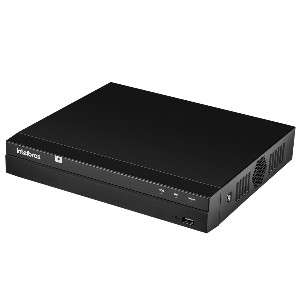 NVR Gravador de Vídeo Intelbras, Com 4 Canais, NVD 1404-P, Com 4 Portas PoE, Até 4K, Com HD de 1TB