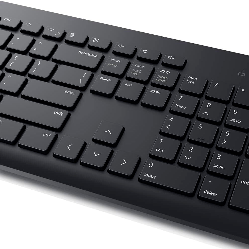Teclado e Mouse Sem Fio Dell KM3322W, USB, ABNT2, Preto - 580-BBBB