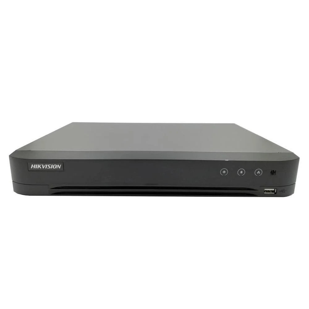 Gravador DVR Hikvision Stand Alone 4 Canais AcuSense iDS-7204HGHI-M1 IA 1080p Lite H.265+