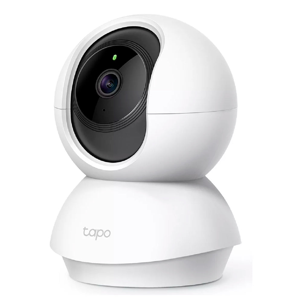 Câmera de Segurança TP-LINK Interna, Tapo TC70, Wi-Fi, 1080P FHD, Visão 360°, Visão Noturna - Branco