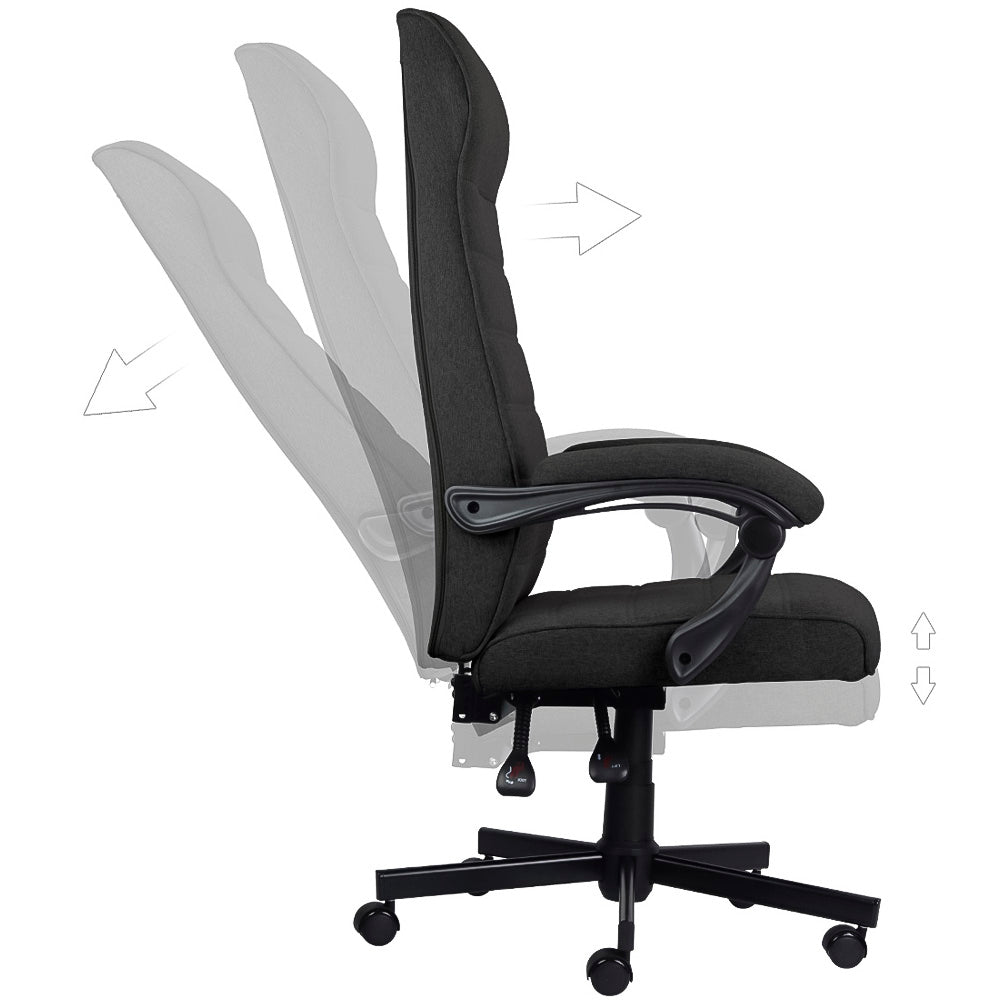 Cadeira Office PCYES Magnus, Até 120kg, Ergonomica, Ajuste de Altura, Preto - PCEEMAGPT