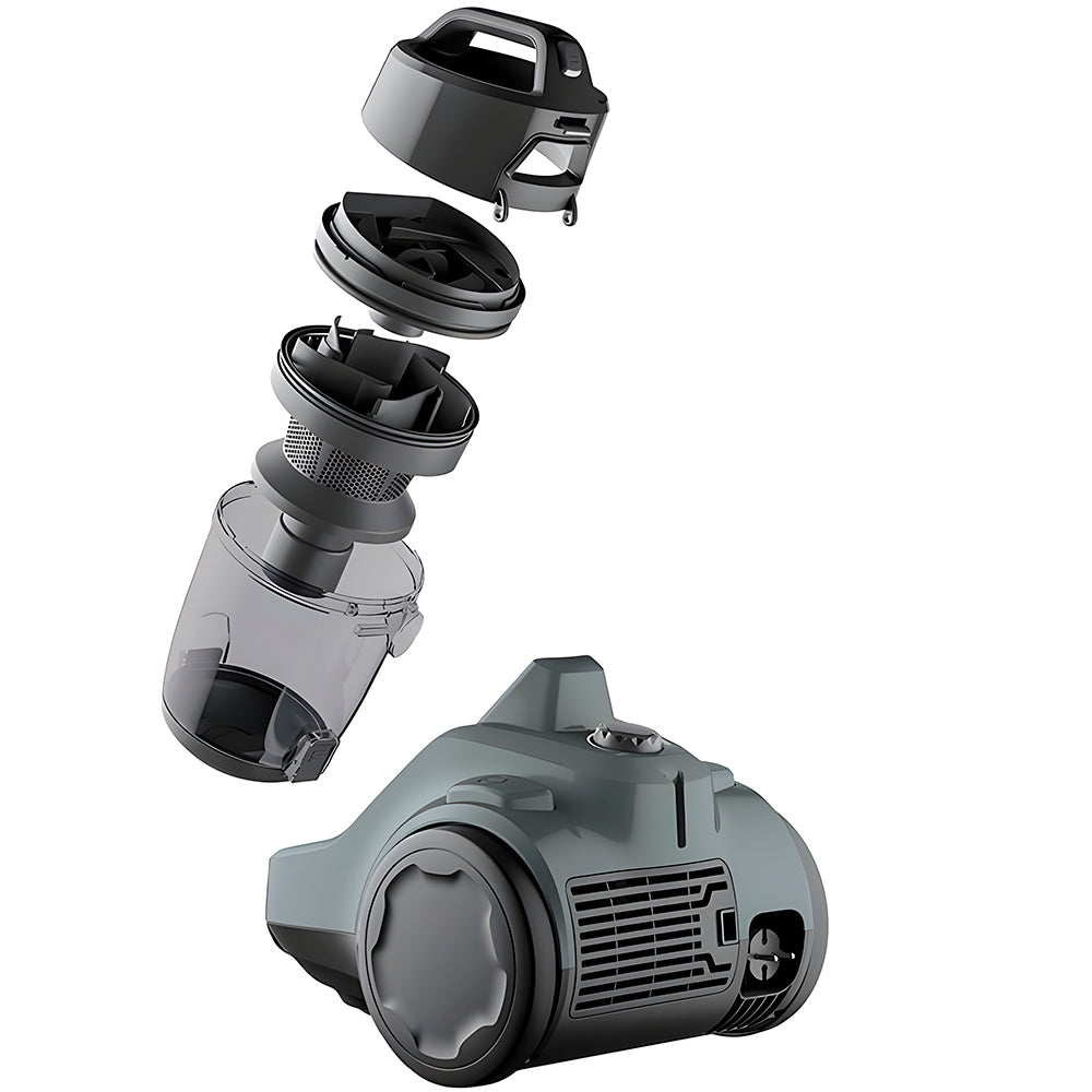 Aspirador de Pó Sem Saco Electrolux EAS30, Easybox Maior Potencia 1600W Silencioso, Cabo Retratil EAS30 Cinza Preto 220V