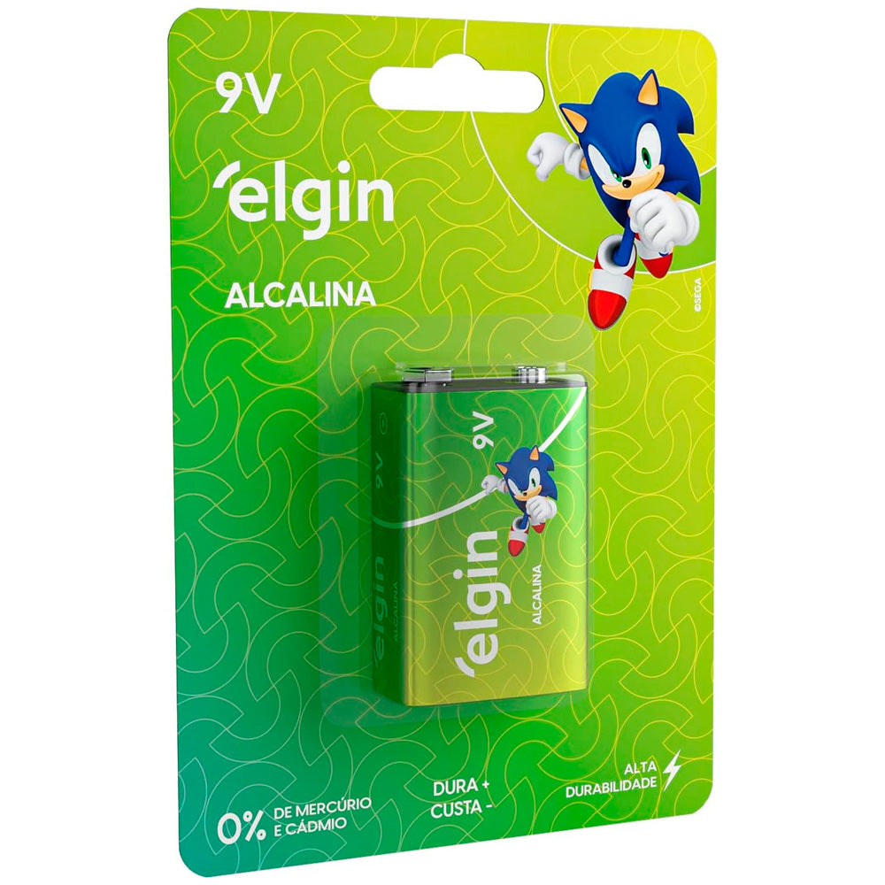 Bateria Alcalina 9V Dura+ Blister, Com 1 Unidade, Elgin - ELE000000082158