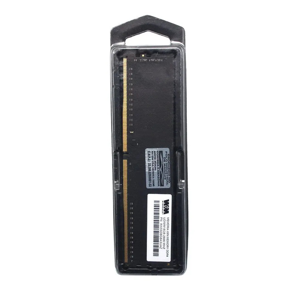 Memória RAM Desktop 8GB 2666Mhz DDR4, UDIMM, Win Memory, WA5SD8G8A3UAZ