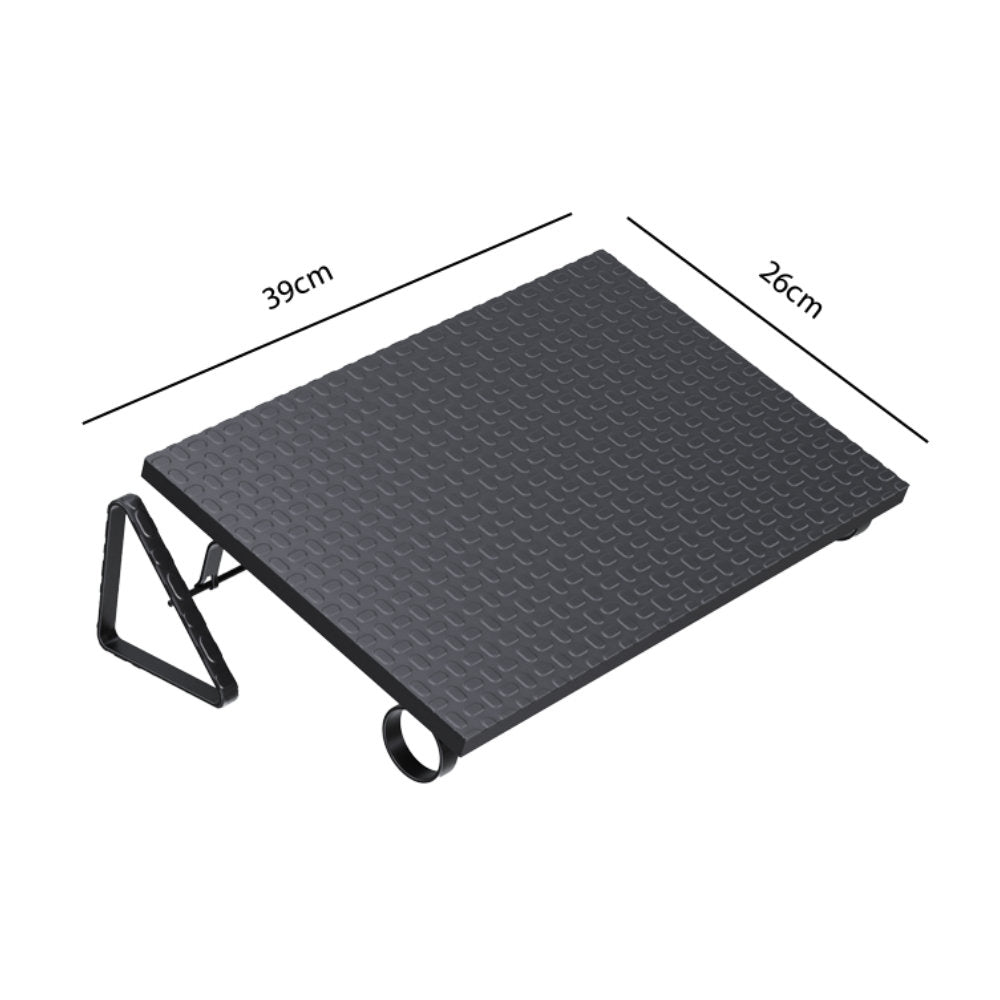 Descanso de Pé Ergonômico Reliza Robust NR17 Ajustável 3 Níveis Postura Correta