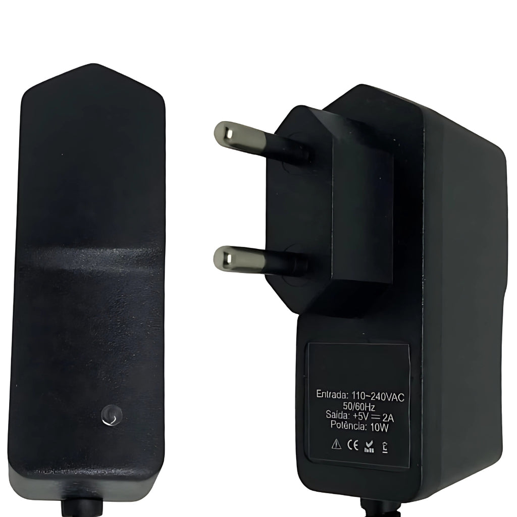 Fonte de Alimentação AC/DC 5V, 2A, Bivolt, Para TV Box, Speed Charger, Plug P4, CT-10 - iJack