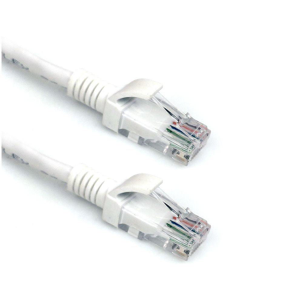 Cabo de Rede 1.5 Metro, Patch Cord PLusCable Branco, Cat.5E PC-ETHU15WH