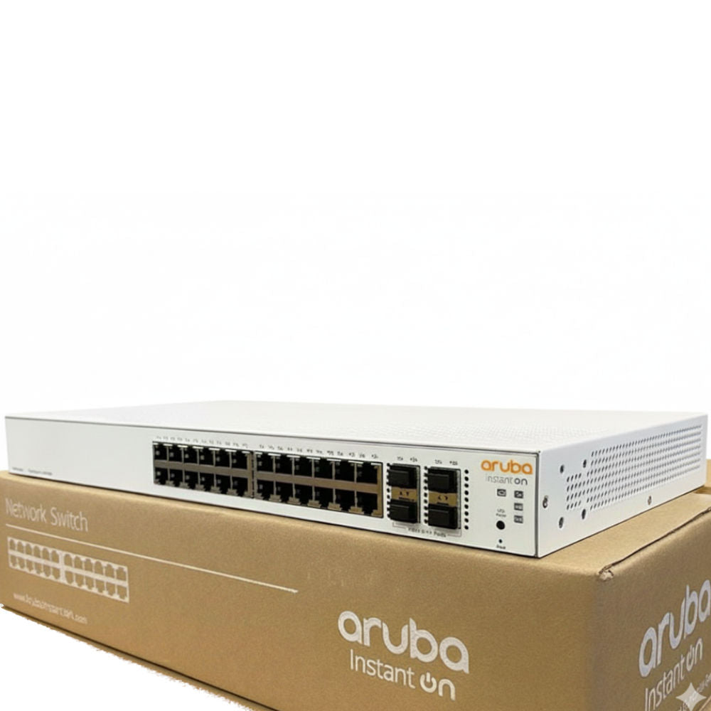 Switch HP Aruba, 24 Portas Gerenciável Gigabit HPE Networking Instant On 1930 24G 4SFP/SFP+ JL682A