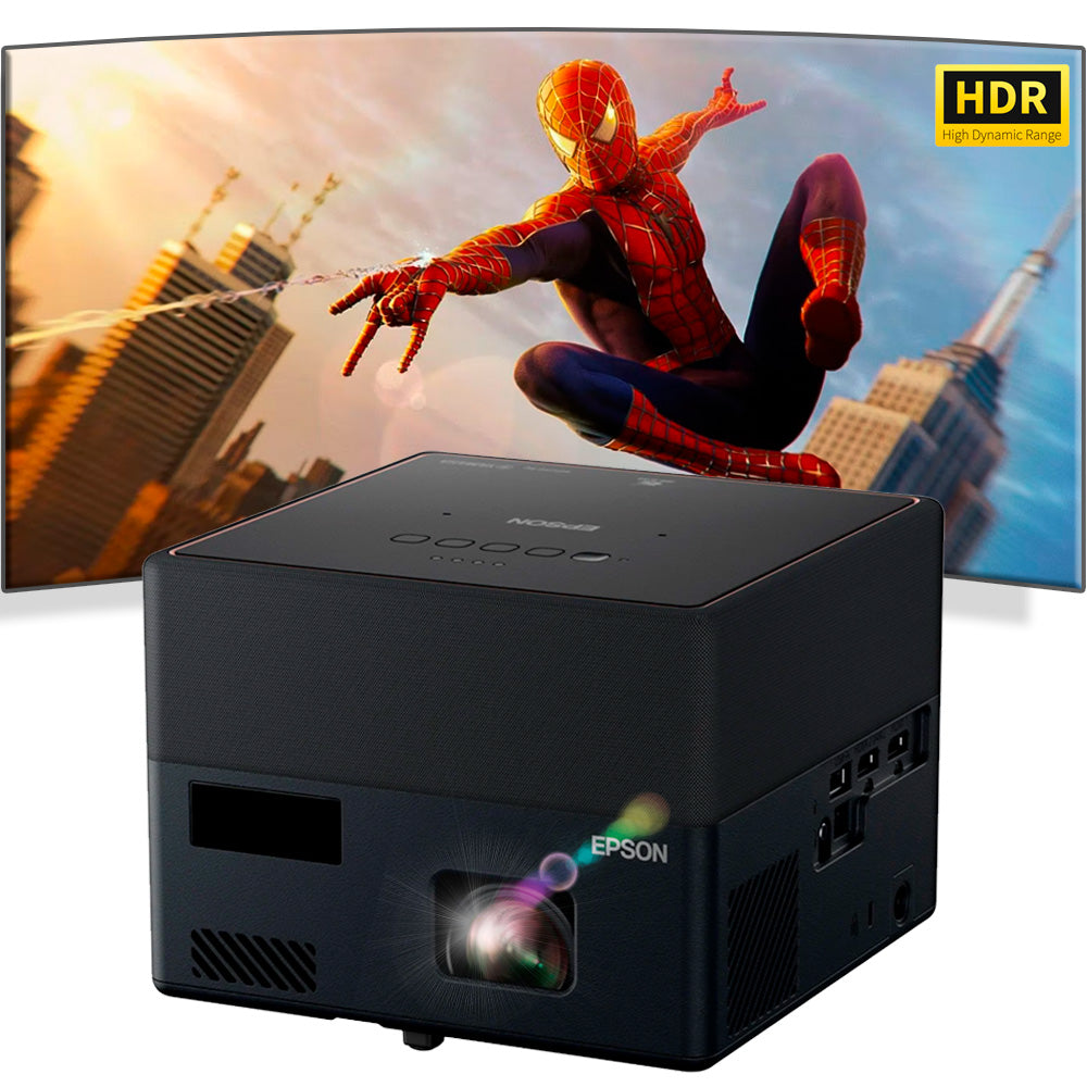 Projetor a Laser Smart Epson EpiqVision EF-12, Portátil, Bluetooth, Streaming, Bivolt