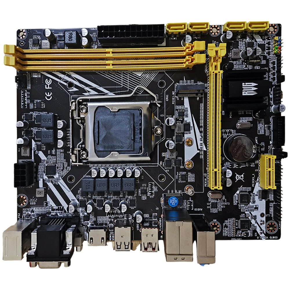 Placa Mãe Intel LGA 1200, G-Q570, Slot M.2 NVMe, VGA, HDMI, Revenger