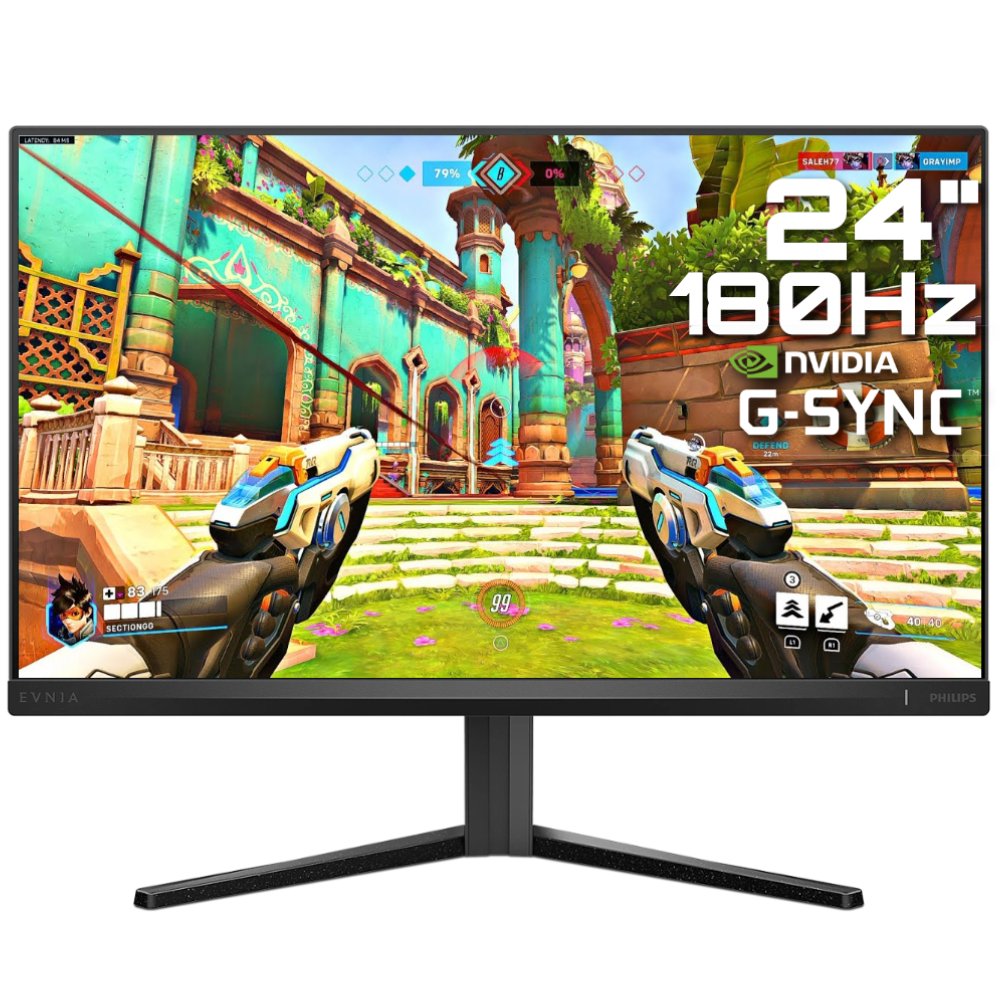 Monitor Gamer Philips Evnia 24" 180Hz 0.5ms Fast IPS FHD HDR10 G-Sync 24M2N3200L