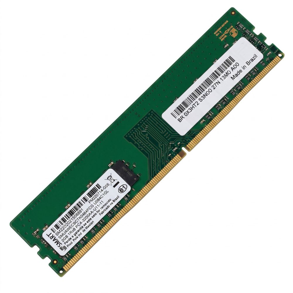 Memória Ram Desktop 8GB (1X8GB) DDR4 3200MHz Smart SMU4WEC8C1K0464FCG, PC4-3200AA-UA1-11