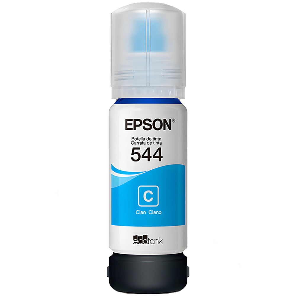 Refil de Tinta Epson Cyan 544-T544220 Original Para L3110/L3150 Rende 7.500 Paginas (Fora da Caixa)