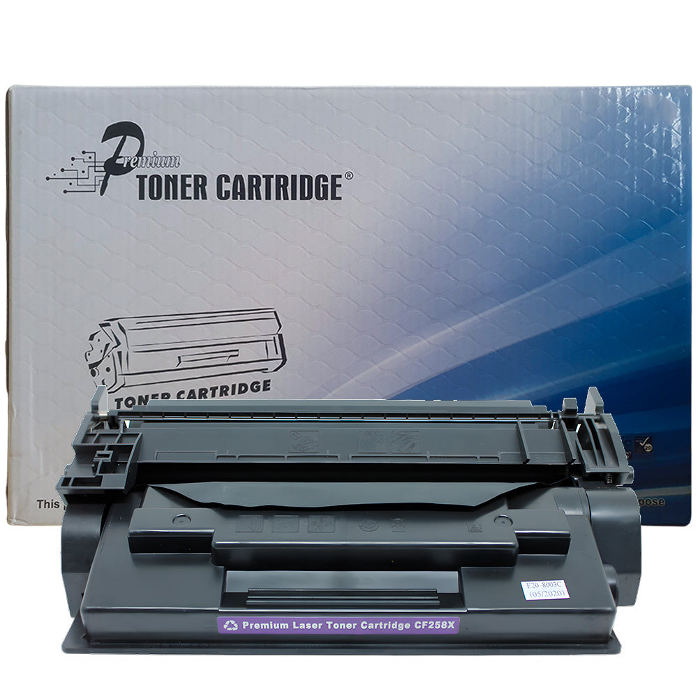 Toner Compatível Com HP CF258X 58X, M428FDW M404DW M428DW M404N, COM CHIP, Premium 10k