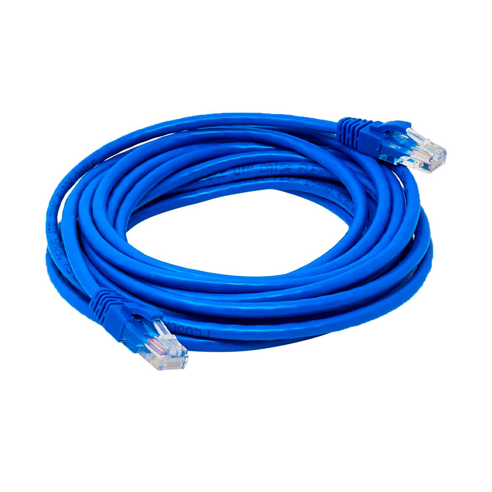 Cabo de Rede CAT6, Patch Cord 0.5 Metros, CAT605BL, PlusCable - Azul