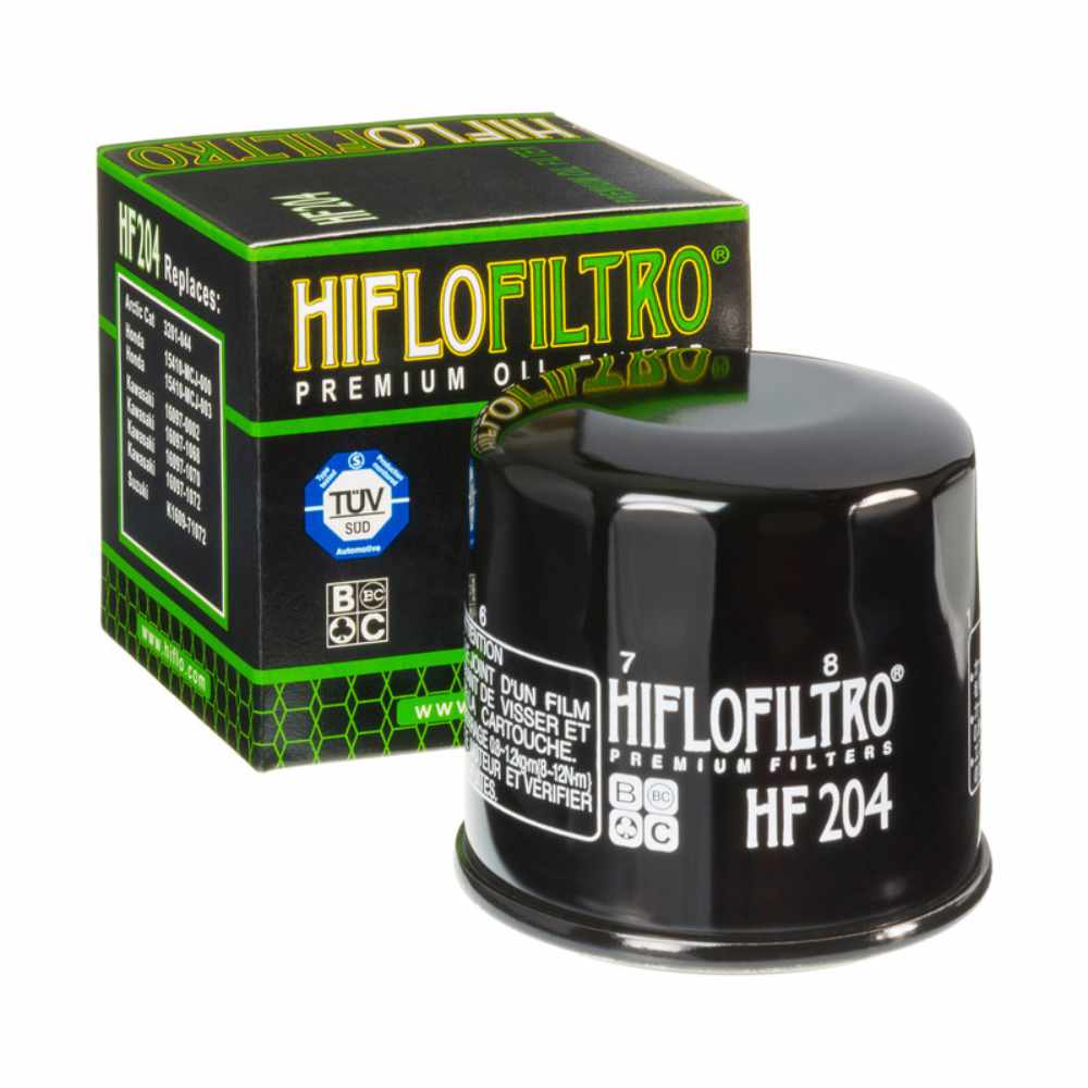 Filtro de Óleo Hiflo Premium para Motos HF204 Kent Da1 4QX Cbr1000 Cb1000 Mt03/07/09 R3 Xj6