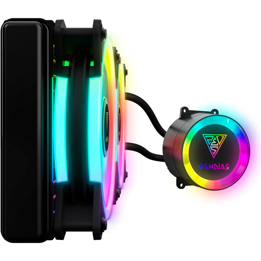 Water Cooler Gamdias Chione M2-240R, RGB, Controlador, 240mm, Intel-AMD