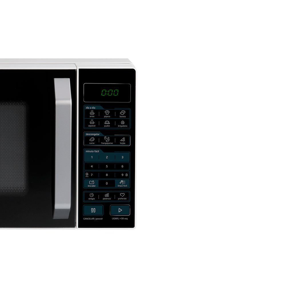 Forno Micro-Ondas 35L Midea MXSA35P2, SmartPlate, 220V, 1000W, Função Eco, Branco/Preto
