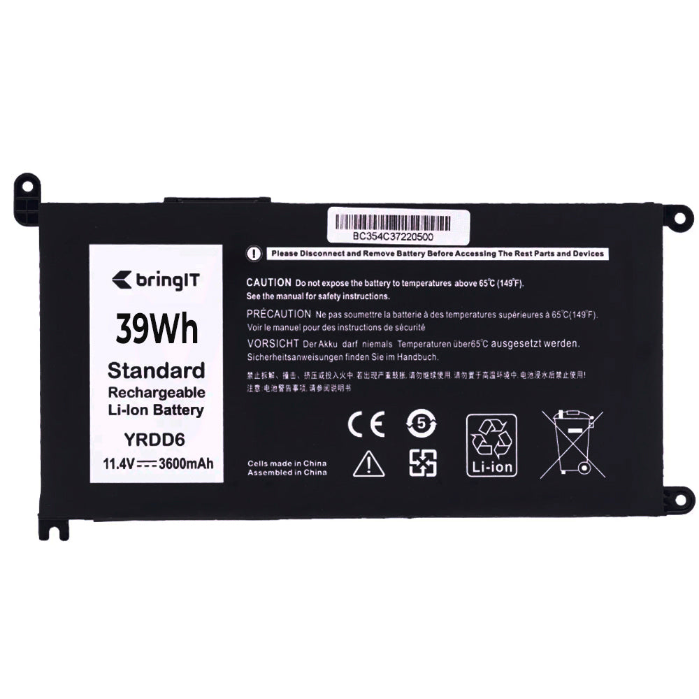 Bateria Notebook Compativel Com Dell Inspiron 7560 7460 7368 7472 Wdx0r - 11.4v - 39wh - Polimero
