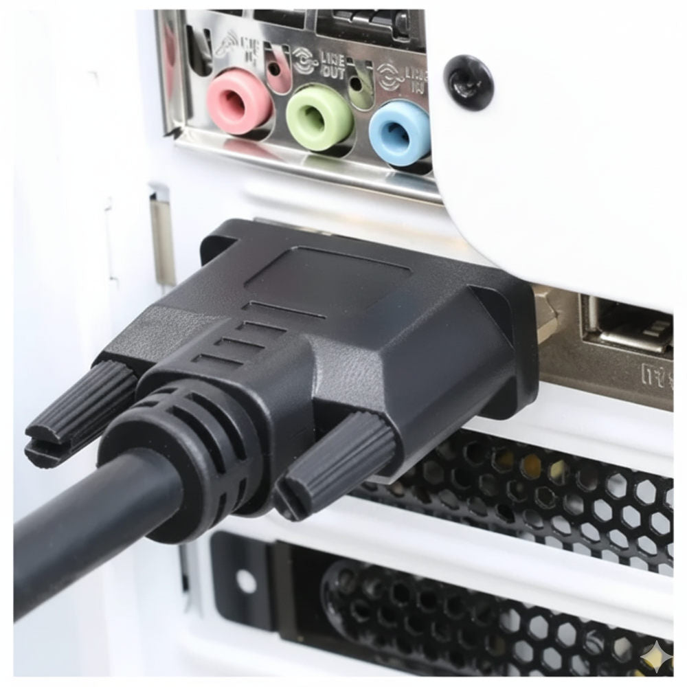 Cabo Conversor DVI 24+1 Macho para HDMI Macho 1.5 Metro KNUP, KP-YP5009, Banhado a Ouro