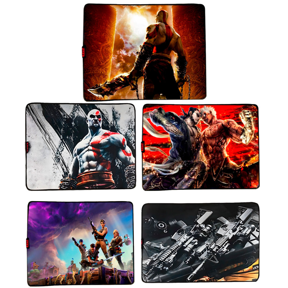 Mouse Pad Gamer Grande KNUP, 420x320mm Superficíe Têxtil Antiderrapante, Borda Costurada - KP-S07