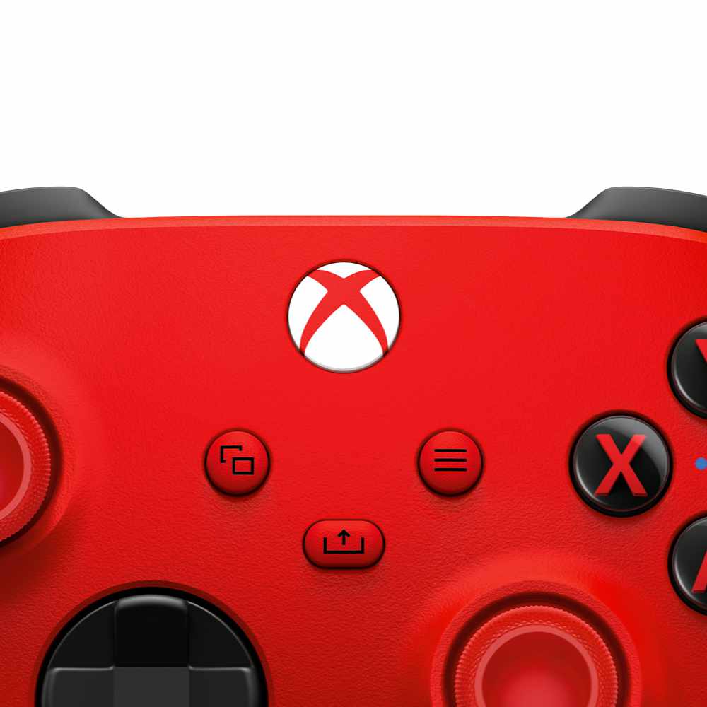 Controle Xbox Sem Fio Pulse Red Series X/S One PC Bluetooth USB-C - Vermelho