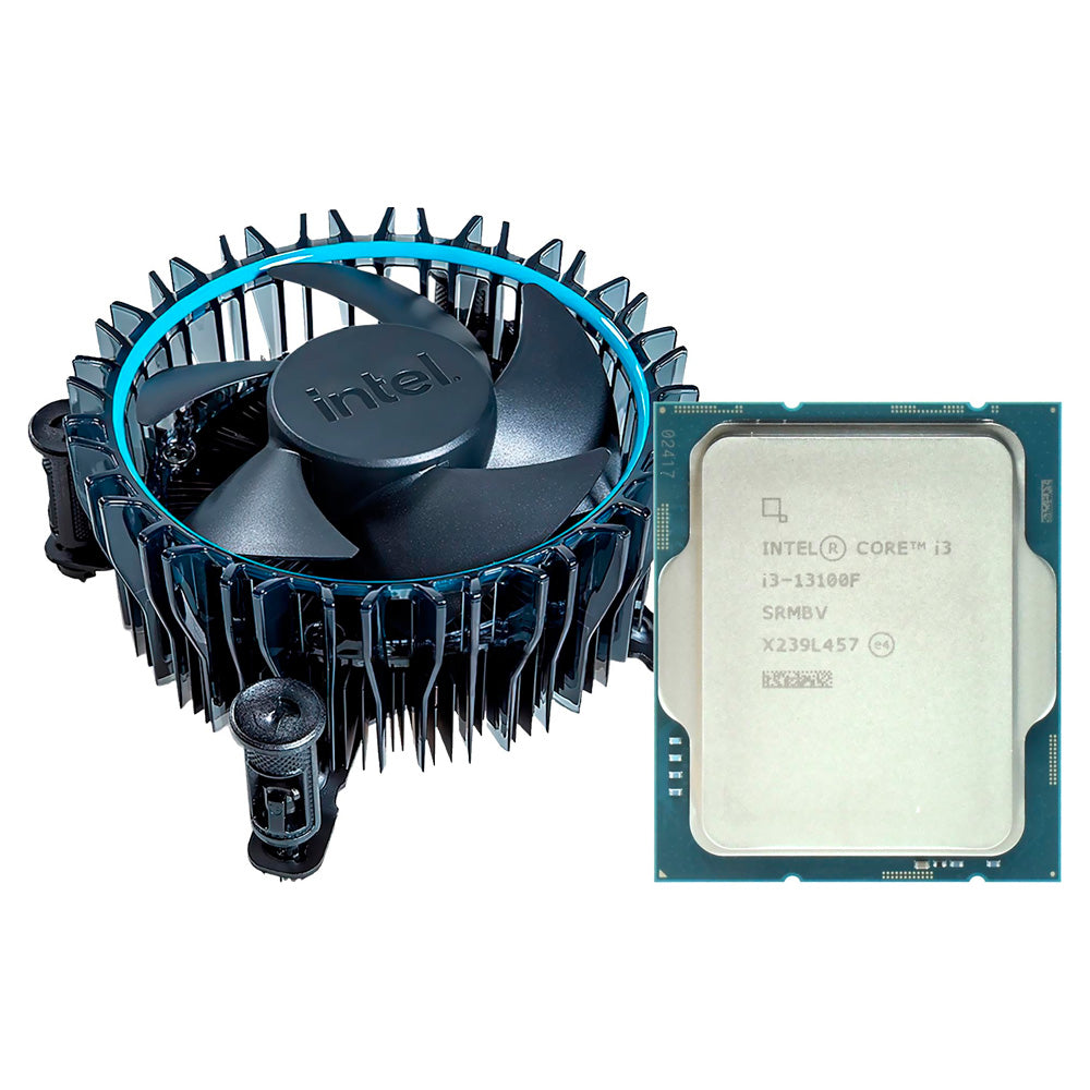 Processador Intel Core i3-13100F, 3.40 GHz (Turbo 4.50 GHz), 4 Núcleos, 12MB Cache, TDP 60W, LGA 1700, 13ª Geração, Box
