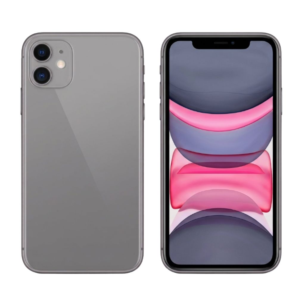 Iphone 11 Cinza 128GB Chip Fisico (Usado Bateria Nova )