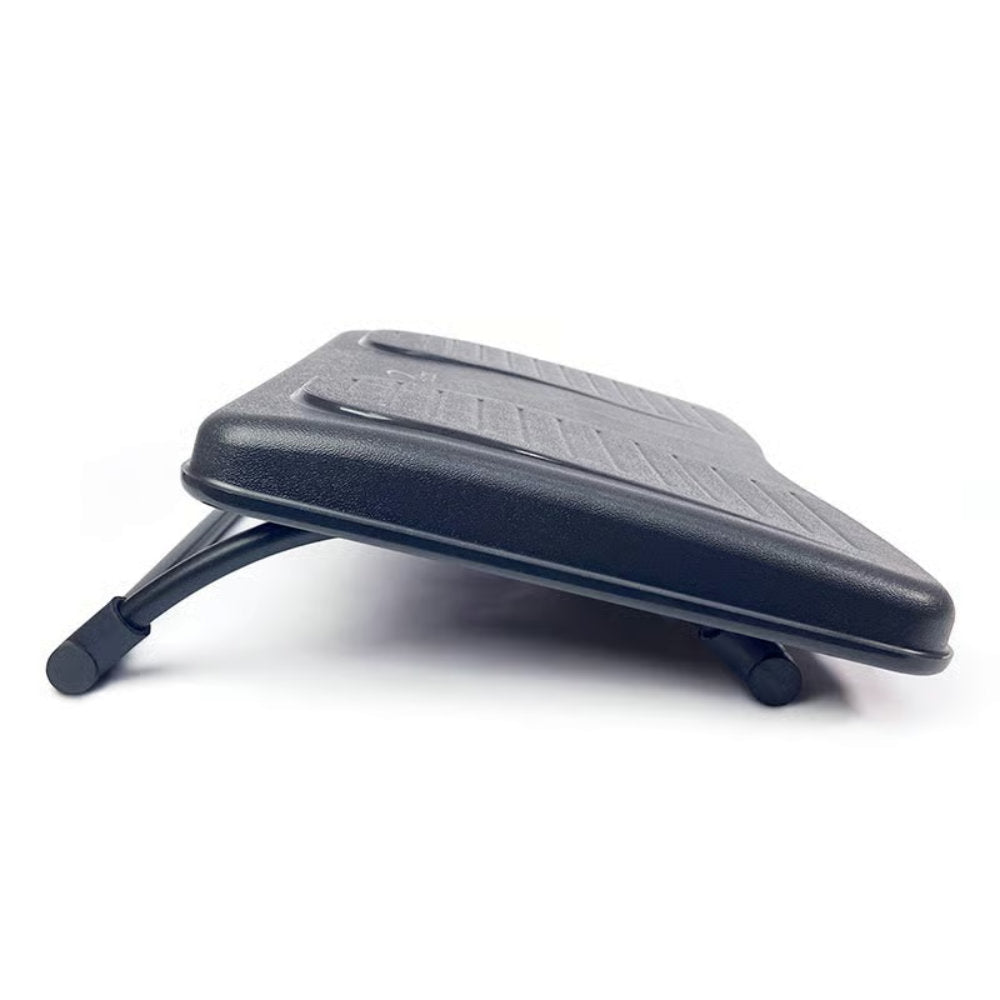Apoio de Pé Reliza Slider PP Ergonômico Antiderrapante NR17 42x29cm Ajustável - Preto