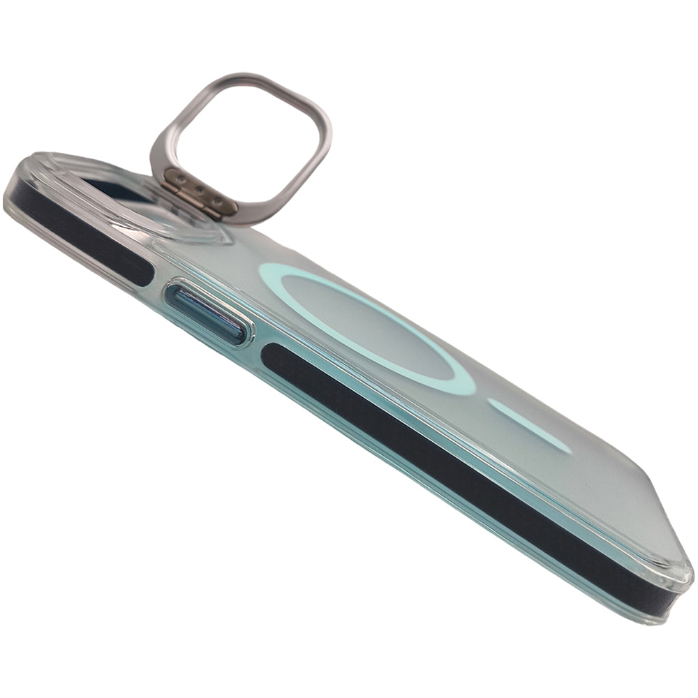 Capa Holográfica, Com Suporte Para Carregamento Magnético, Para iPhone 14 e 13