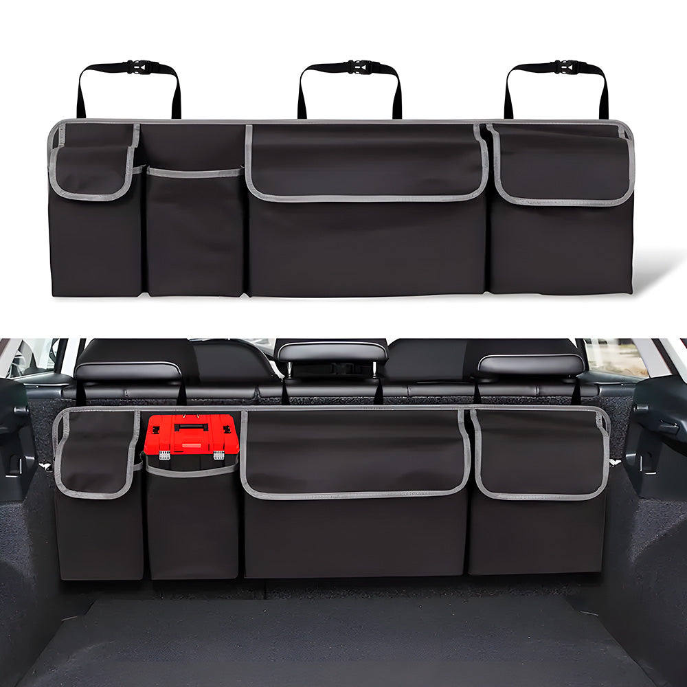 Bolsa Organizadora Veicular, Porta-Malas, Para SUV, Sedan, Hatch, Caminhonete, Preto