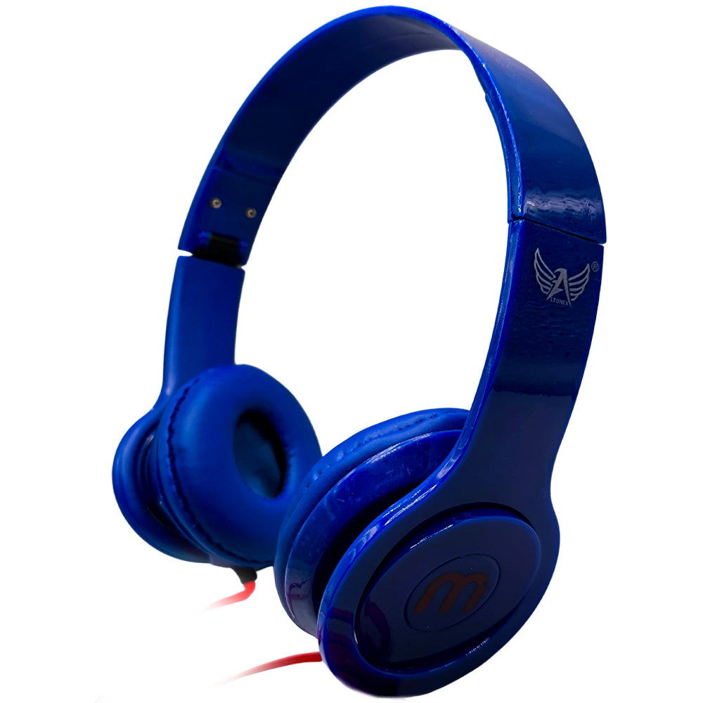 Fone de Ouvido Headphone, Com Conector P2, Estéreo, KAPBOM, KA-888, Azul