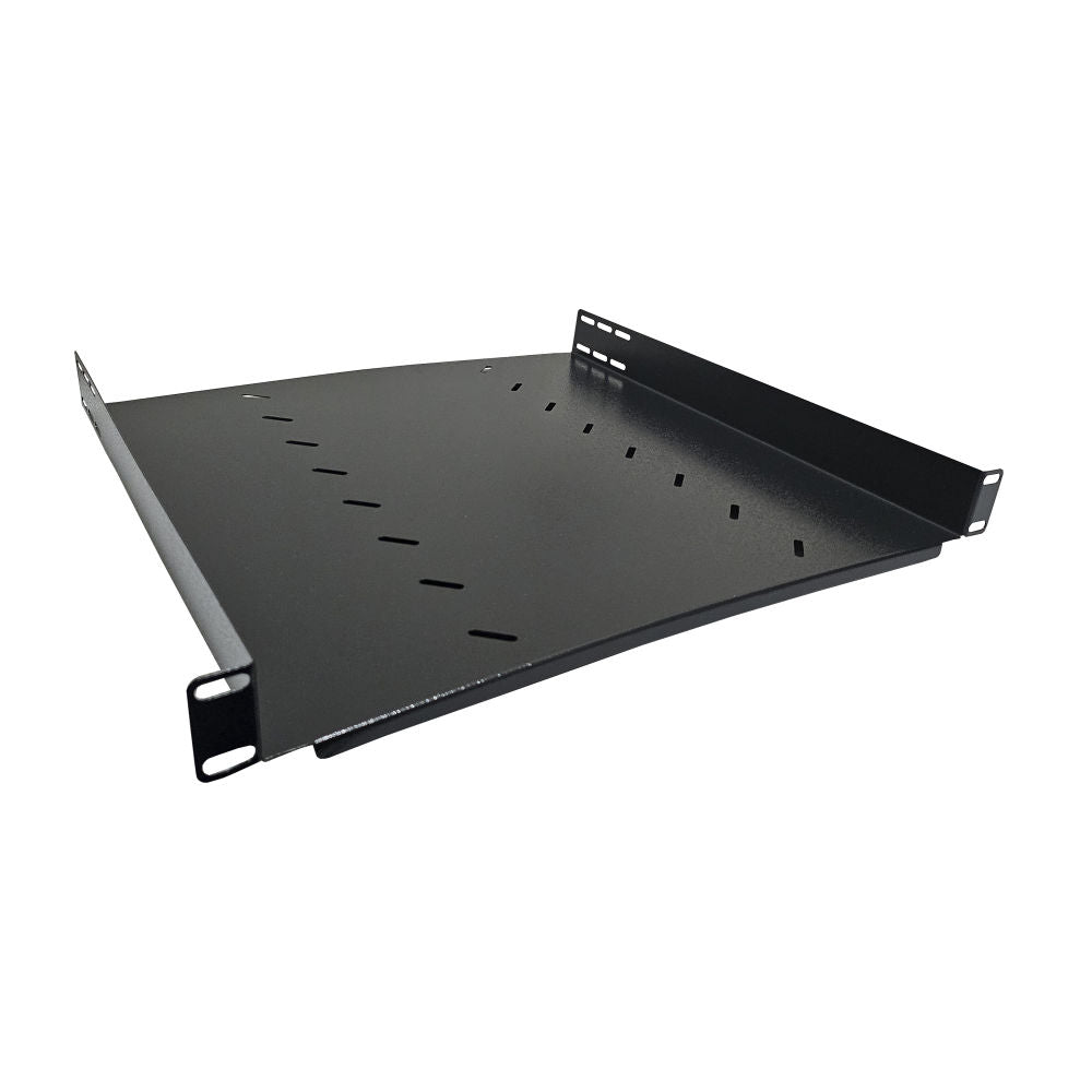 Bandeja Fixa Para Rack Servidor 19" X450mm, Ventilada Com 4 Pontos de Fixação- Max Eletron 4651