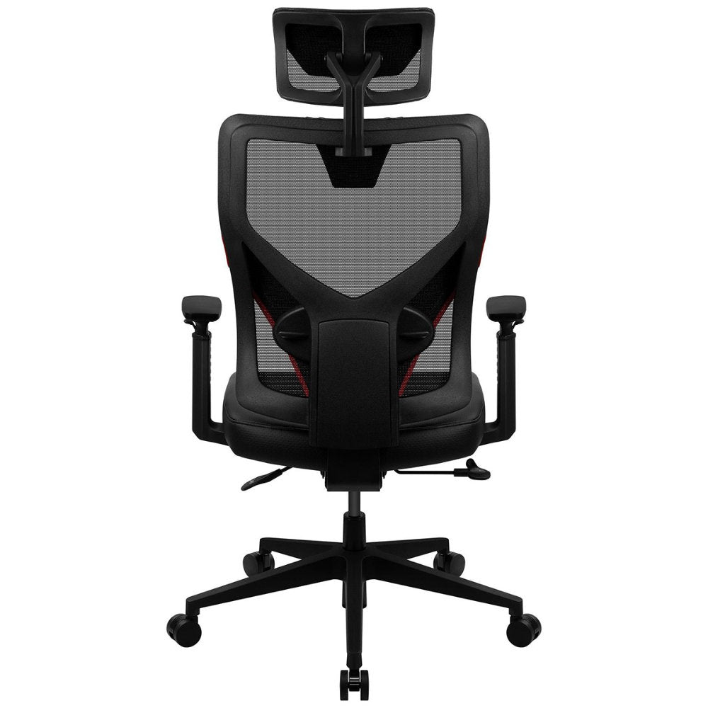 Cadeira Gamer ThunderX3 YAMA1 Ergonômica, Mesh Reclinável 90-135°, AIR Tech, Ajustável, Preta/Vermelha