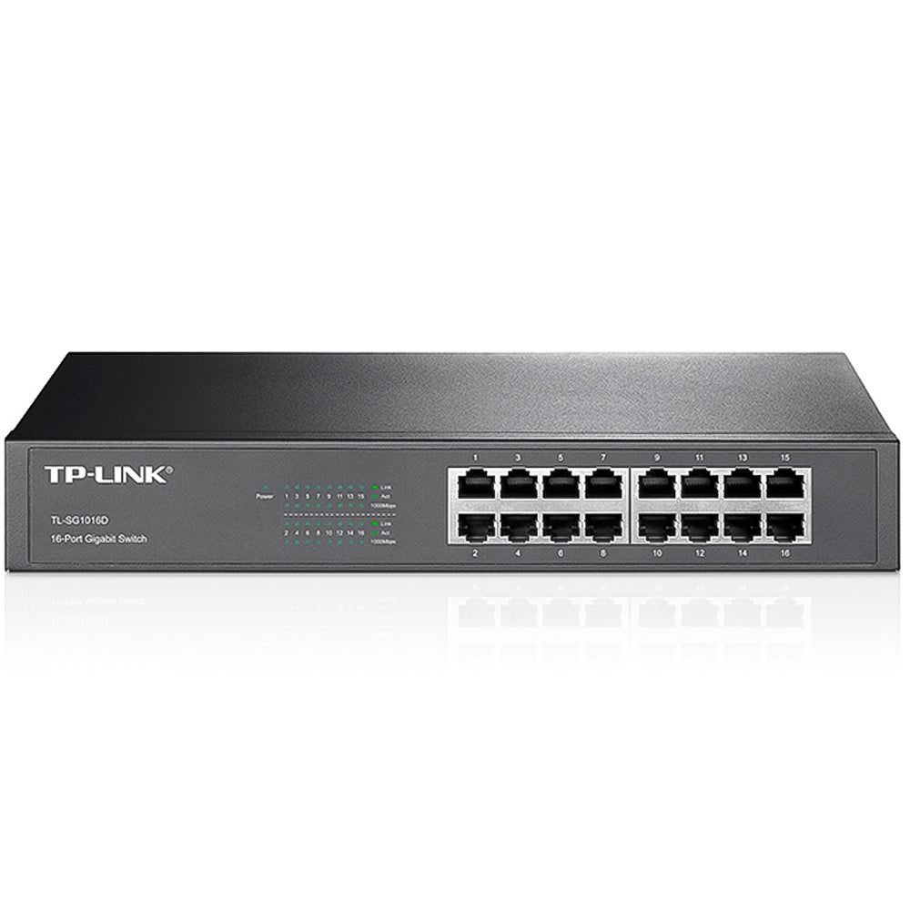 Switch 16 Portas Gigabit Tp Link TL-SG1016D 10/100/1000mbps