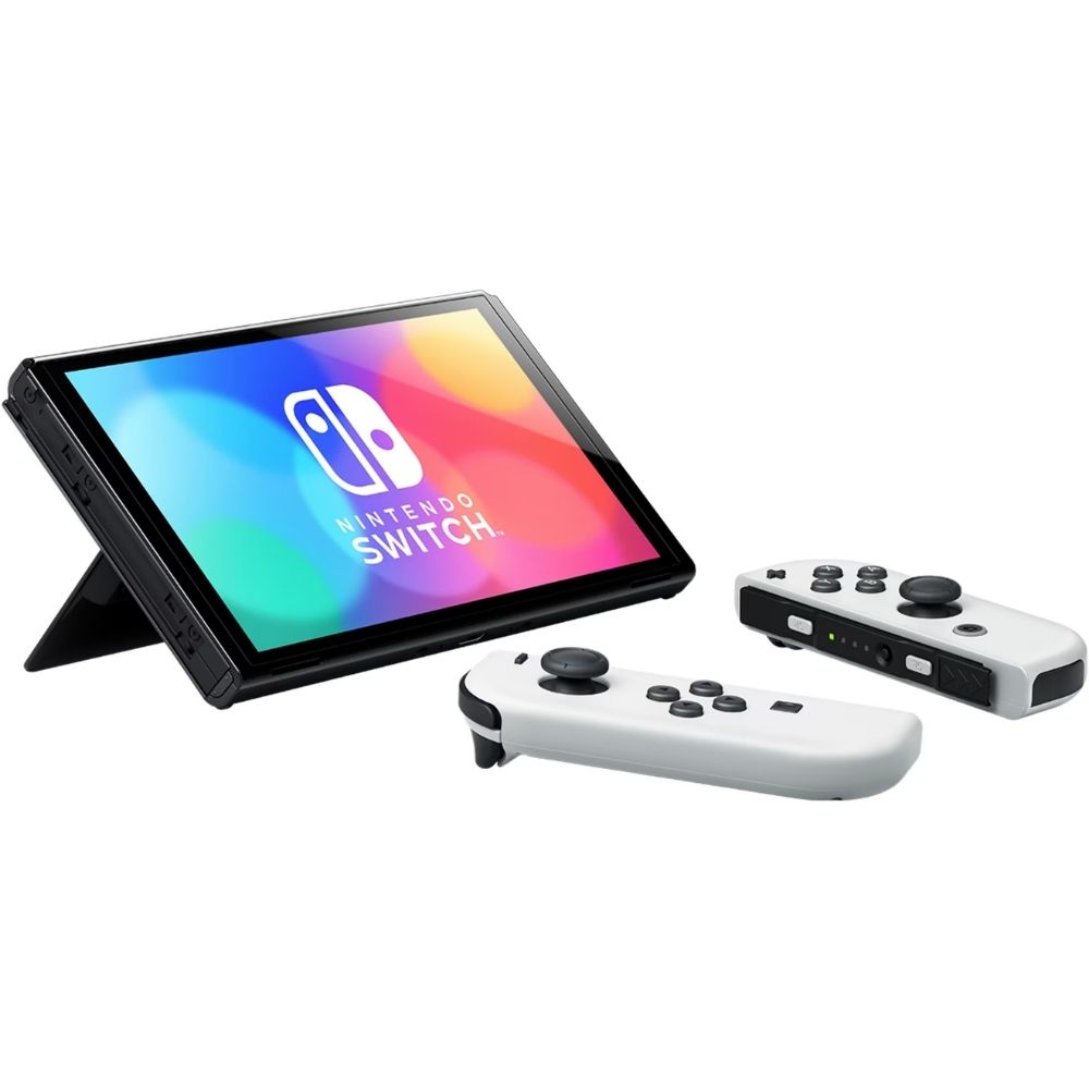 Console Nintendo Switch OLED 64GB Branco + Super Mario Bros. Wonder + 3 Meses de Assinatura Online