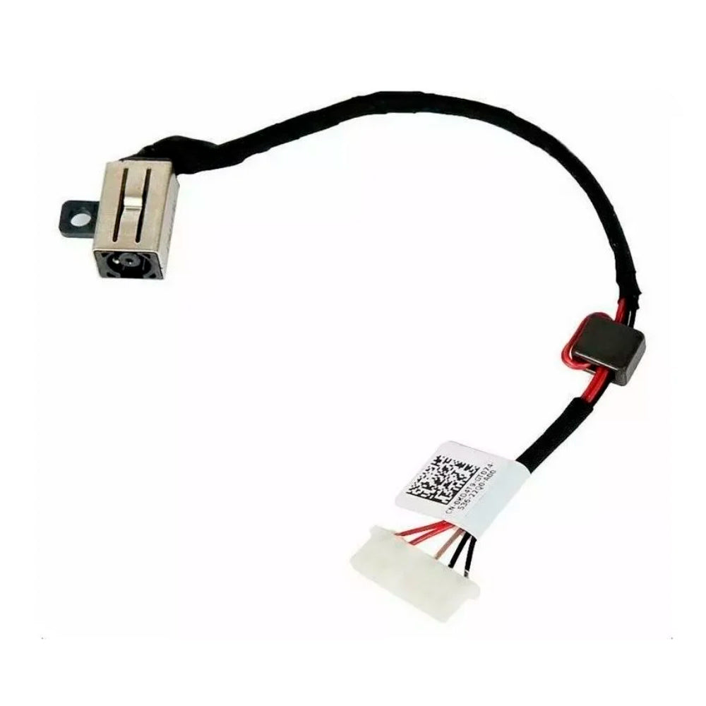 Dc Jack bringIT Compatível Com Dell Inspiron I15 15-5000 com Cabo 4.5x3.0mm