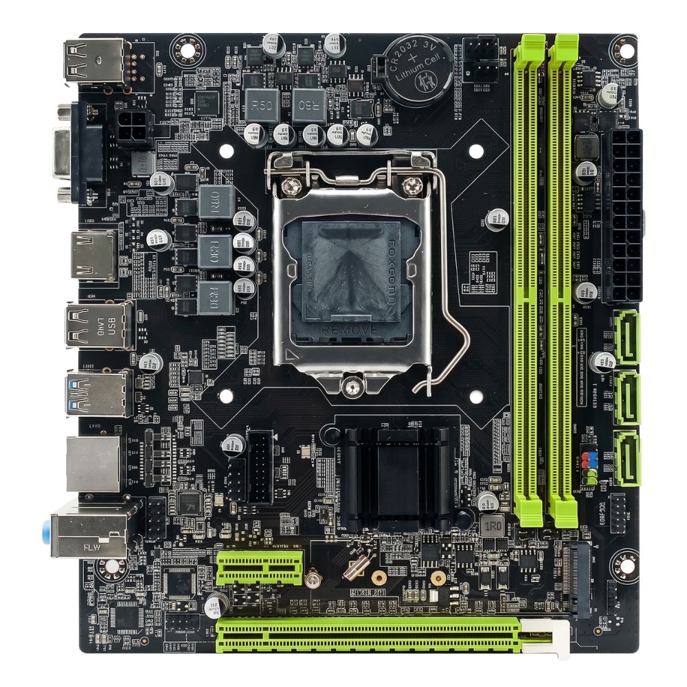 Placa-Mãe Get H110 DDR4 M.2 LGA 1151, Suporte Intel 6ª a 8ª Geração, SATA, HDMI, USB 3.0, NVMe, Micro ATX