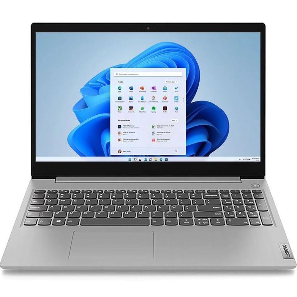 Notebook Lenovo Ideapad 3i 15ITL-6 Intel Core i5-1135G7 8GB (Intel Iris Xe) 256GB SSD W11 15,6" 82MD007BR Prata