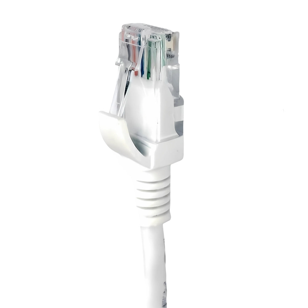 Cabo de Rede Cat.5E, 10 Metros, PC-ETHU100 Branco Patch Cord, PlusCable - Branco