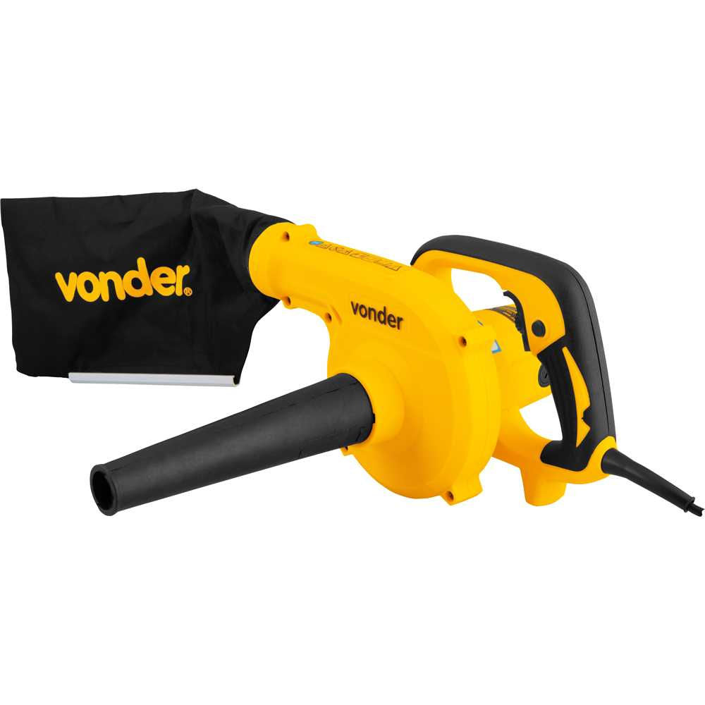 Soprador e Aspirador Vonder 680W SAV-680, Interruptor Eletrônico, Trava, 16.000 rpm, Fluxo 246 m³/h, 220V