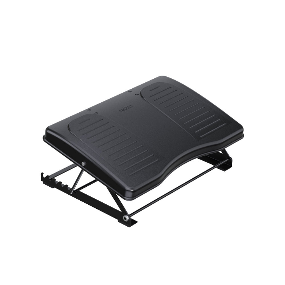 Apoio para Pés Ergonômico Reliza Shark PP Gangorra NR17 com 7 Regulagens - Preto