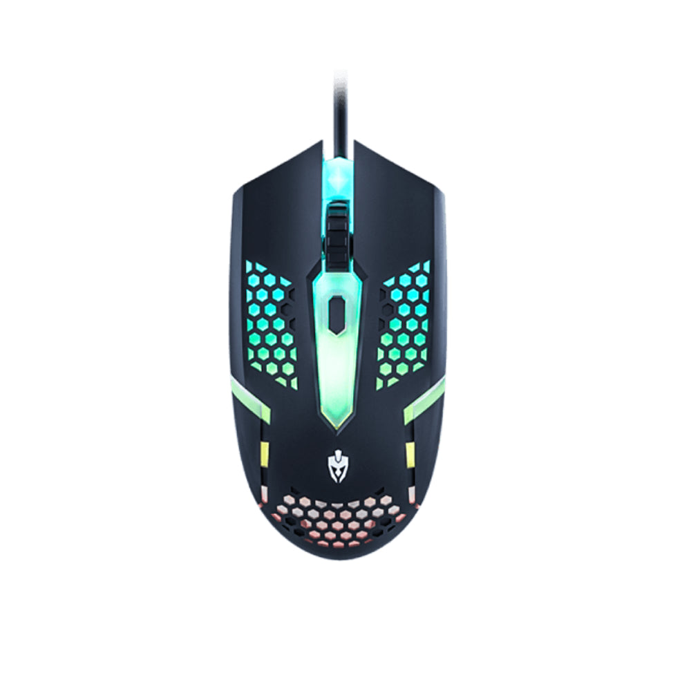 Combo Gamer Evolut EG54 Starter 4 em 1 Teclado ABNT2 Rainbow LED + Mouse 1600DPI + Headset P2 + Mousepad