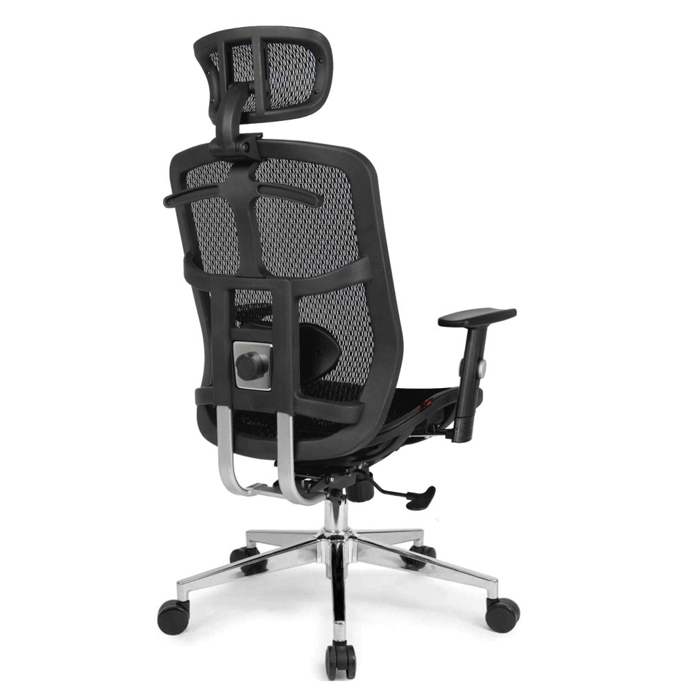 Cadeira Gamer e Escritório DT3 Office Diana Cavaleira Series Ergonômica Com Estofado de Mesh, Reclinável, Preto, 11726-7
