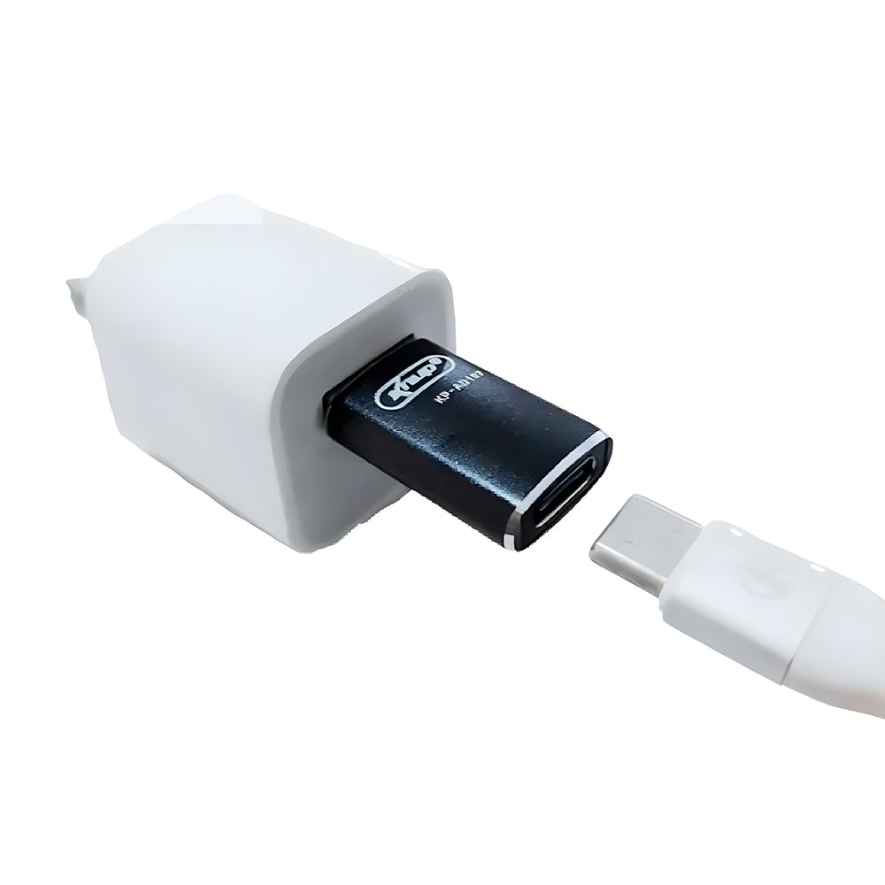 Adaptador OTG USB 3.0 KNUP KP-AD107 - Conversor Plug USB-C Fêmea p/ USB-A Macho