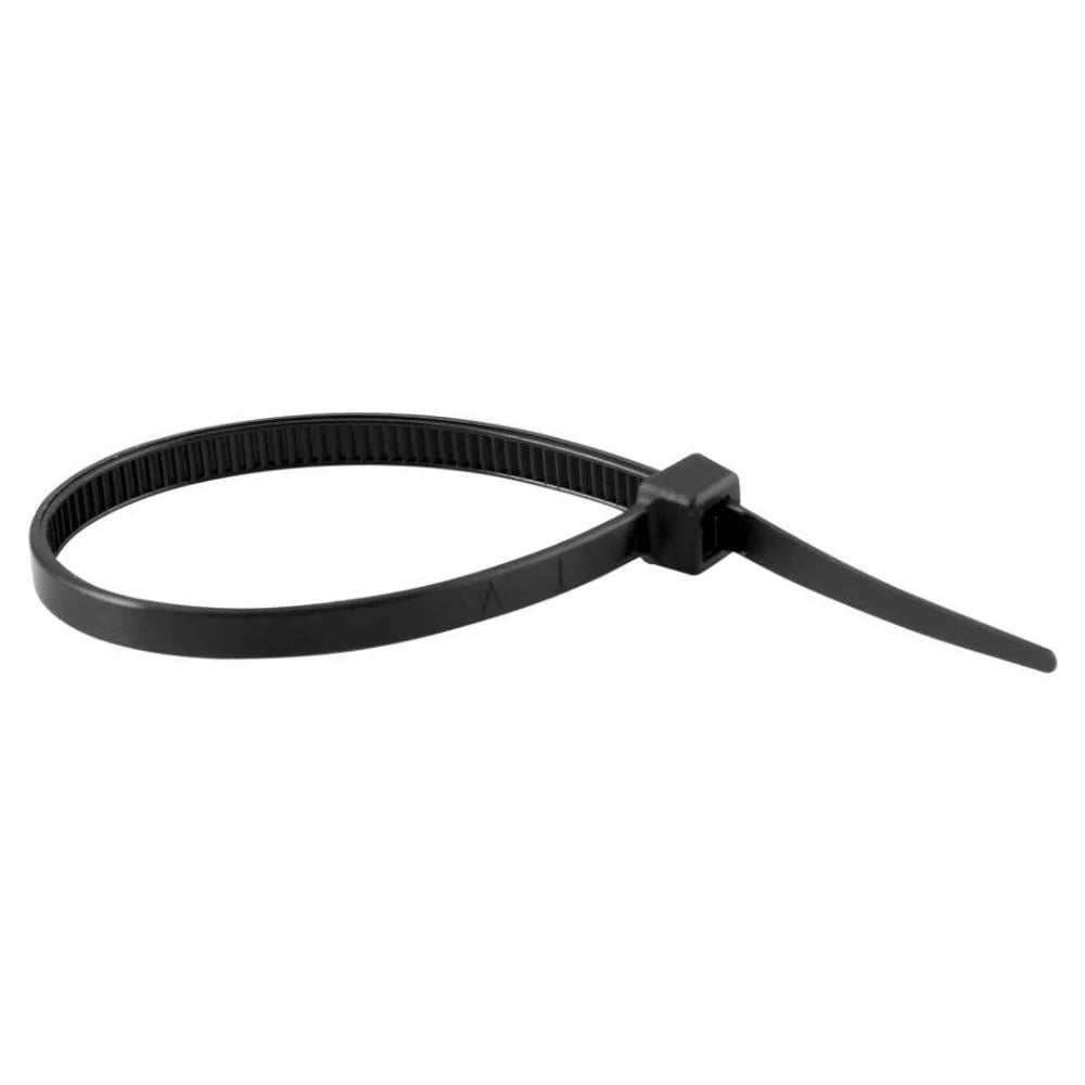 Abraçadeira de Nylon 3,6mm x 140mm, Pacote com 100 Unidades, Preto - Vonder