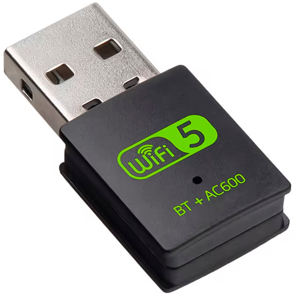 Adaptador Wi-Fi USB 2.0, Dual Band, Bluetooth 4.2, Fenvi - BT+AC600