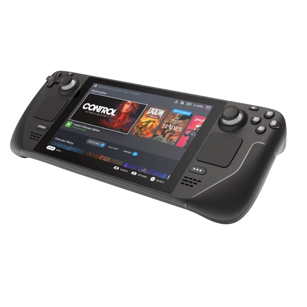 Valve Steam Deck Console Portátil 64GB eMMC RAM 16GB LPDDR5 Slot MicroSD - Preto